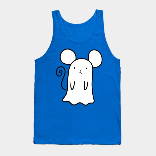 Ghost Mouse Tank Top by saradaboru